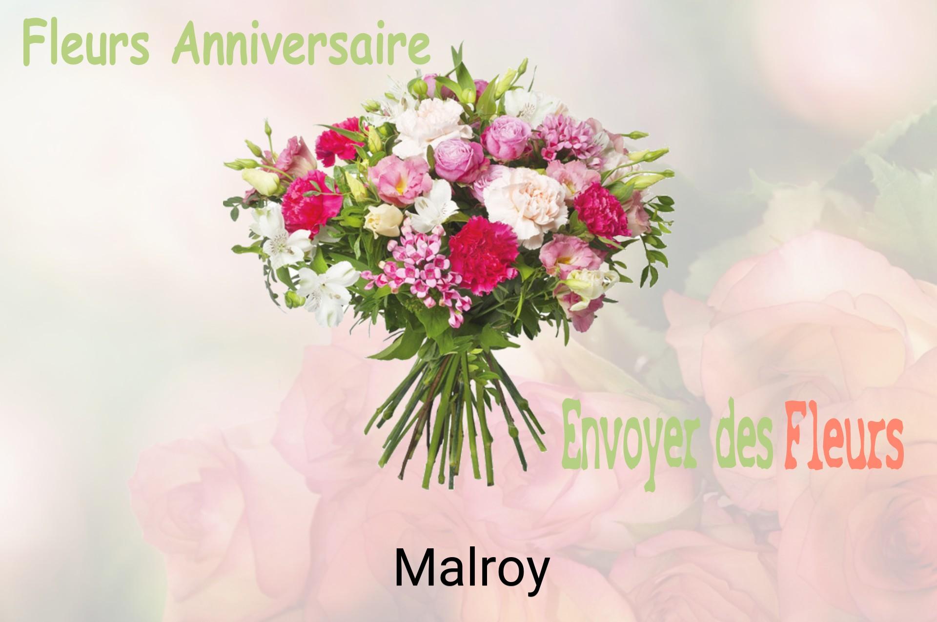Bouquet de fleurs d’anniversaire livré à Malroy