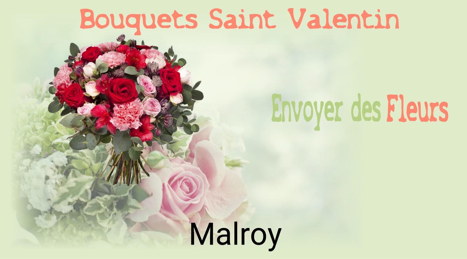 Roses de Saint-Valentin livrées à Malroy
